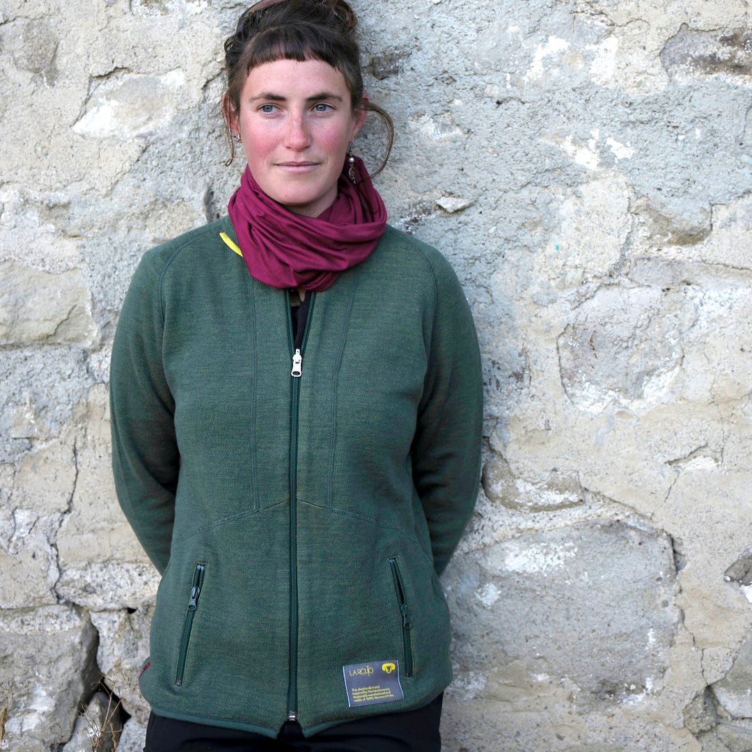 Pullover écologique et équitable en pure laine mérinos française, made in France
