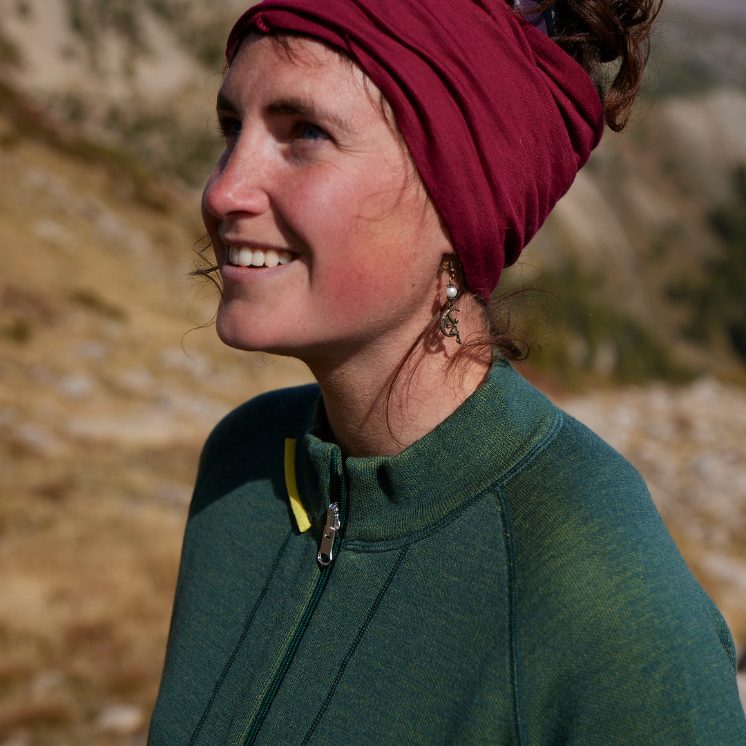 Pullover écologique et équitable en pure laine mérinos française, fait en France