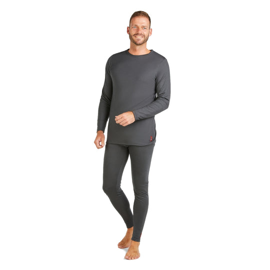 Sous-pantalon homme pur mérinos, coupe classique