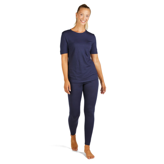 Sous-pantalon femme pur mérinos, coupe classique