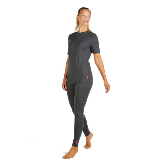 Sous-pantalon femme pur mérinos, coupe classique