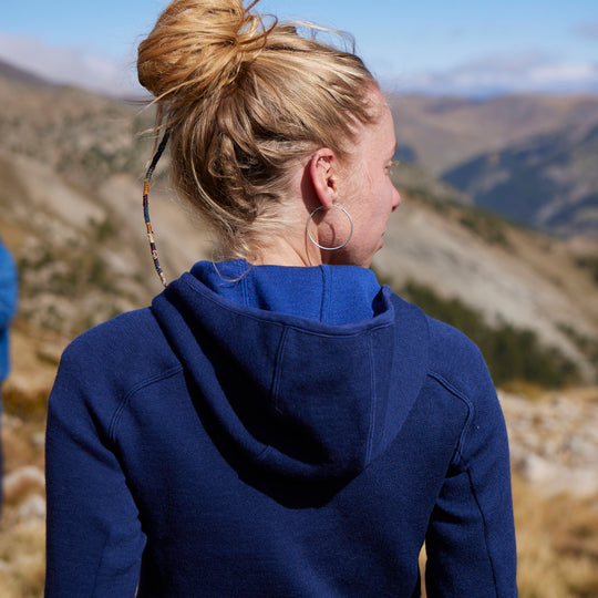 Le hoodie mérinos français, sweatshirt à capuche en laine française bio