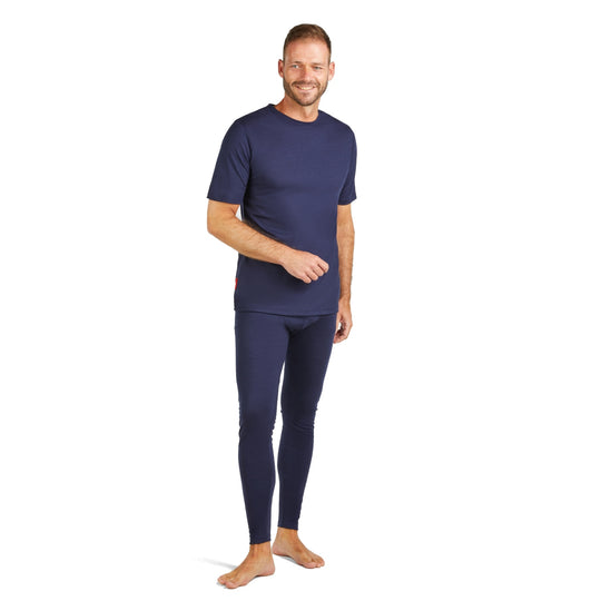 Sous-pantalon homme pur mérinos, coupe classique